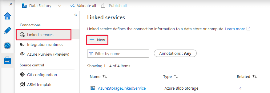 data ingestion azure data factory: azure databricks linked service step 2